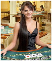 Casino Live Blackjack Dealer