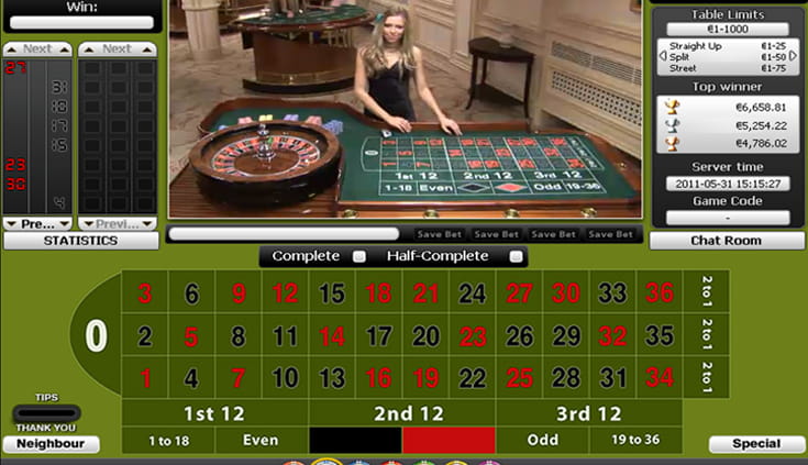 Das Titan Casino Roulette Game