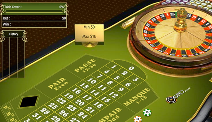 Der Casino.com Roulette Tisch