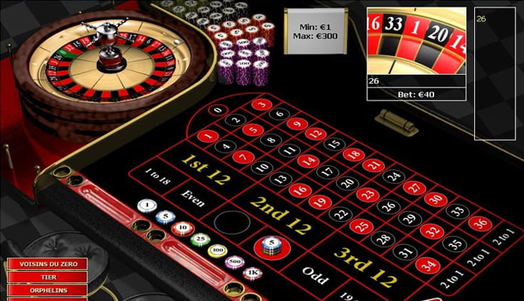 Der Roulette Tisch beim 21 Nova Casino