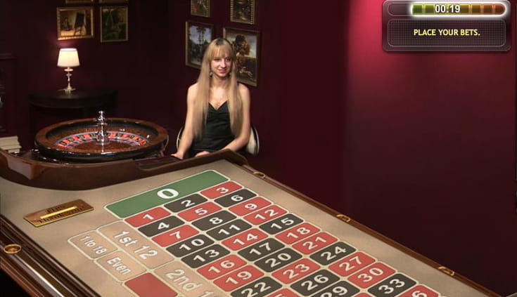 Das Live Roulette Spiel bei EuroGrand